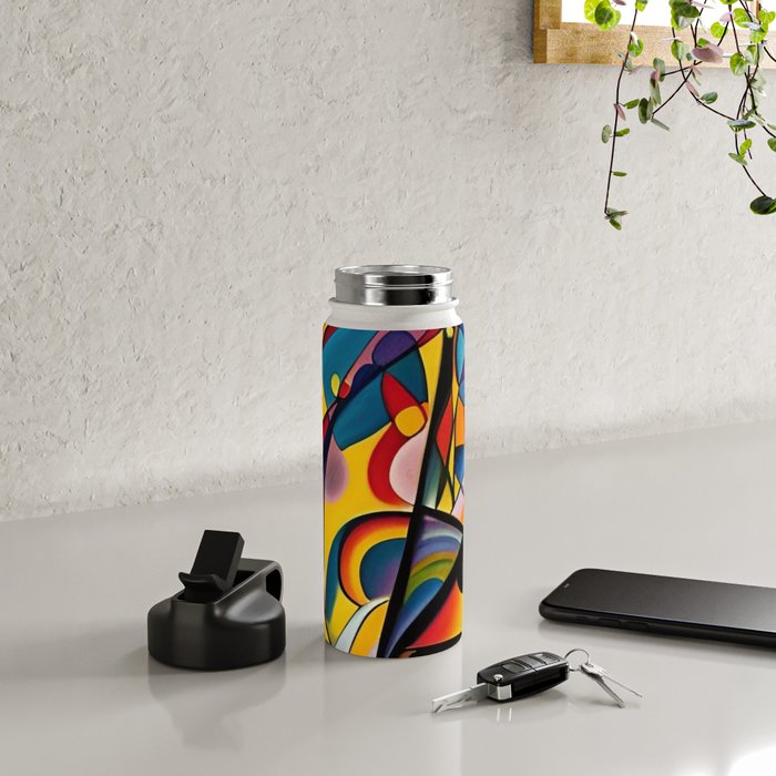 Bright Shape Composition Water Bottle Gallery Image 4