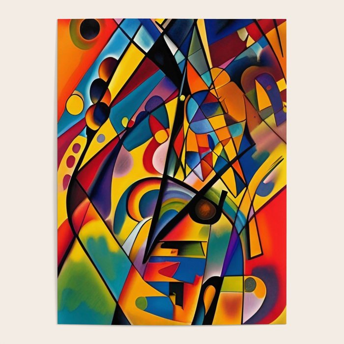 Bright Shape Composition Poster Gallery Image 4