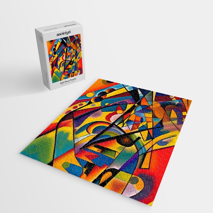 Bright Shape Composition Jigsaw Puzzle Gallery Image 2