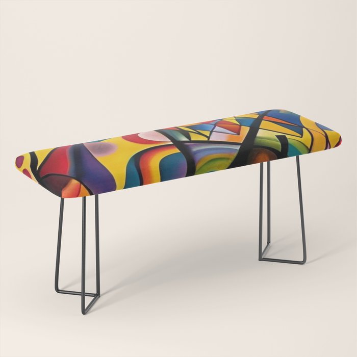 Bright Shape Composition Bench Gallery Image 1