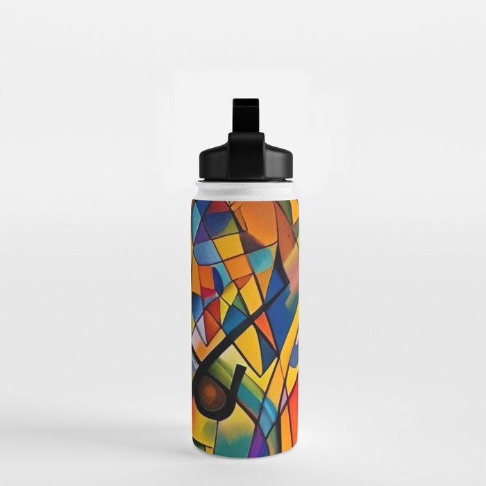 Bright Shape Composition Water Bottle Gallery Image 2