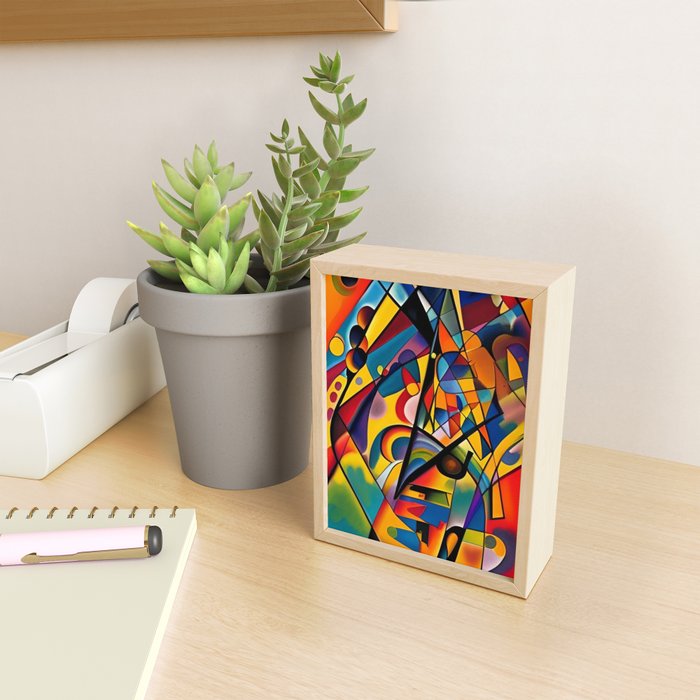 Bright Shape Composition Mini Art Print Gallery Image 2