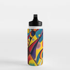 Bright Shape Composition Water Bottle Gallery Image 3