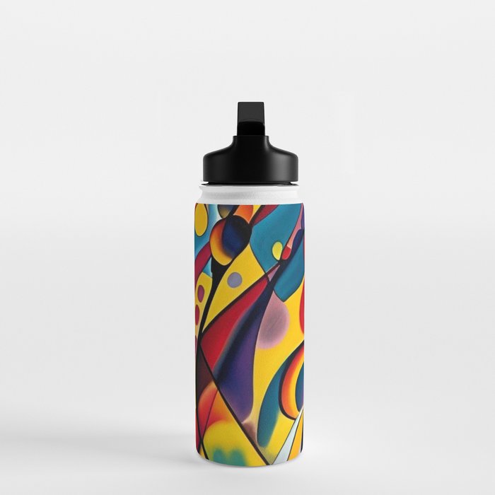 Bright Shape Composition Water Bottle Gallery Image 3