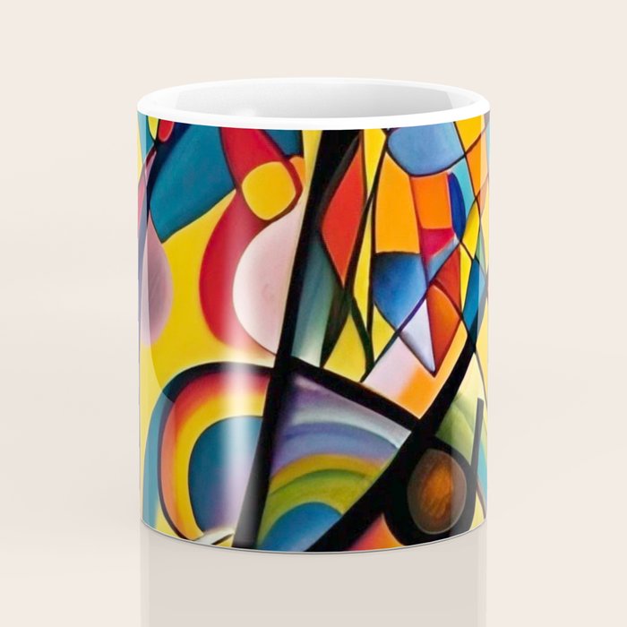 Bright Shape Composition Coffee Mug Gallery Image 4
