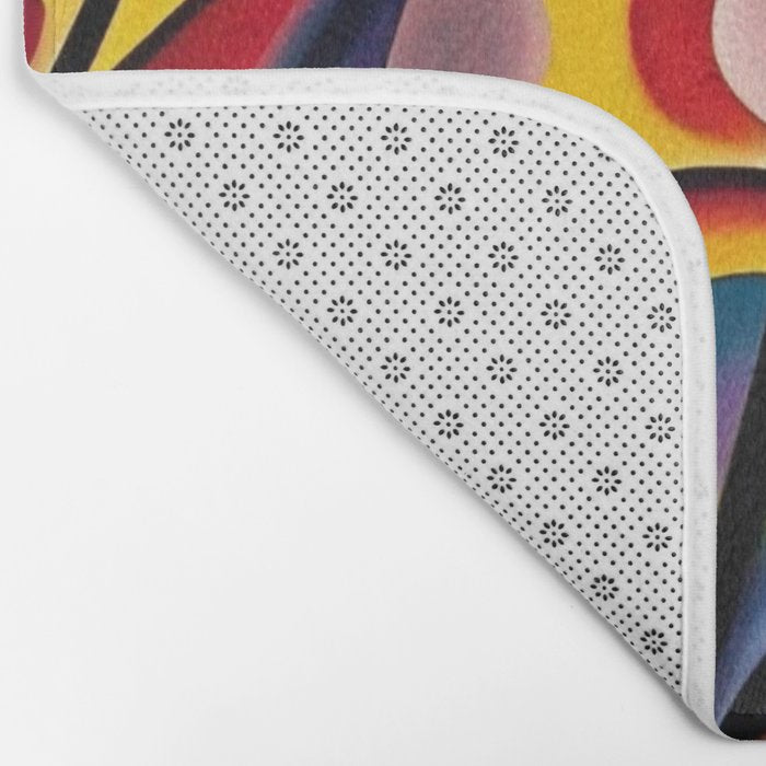 Bright Shape Composition Bath Mat Gallery Image 2