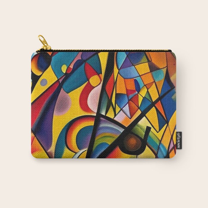 Bright Shape Composition Carry All Pouch Gallery Image 1