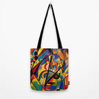 Bright Shape Composition Tote Bag Gallery Image 2