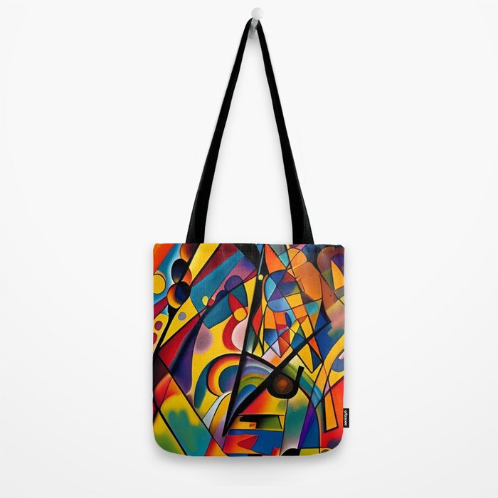 Bright Shape Composition Tote Bag Gallery Image 2