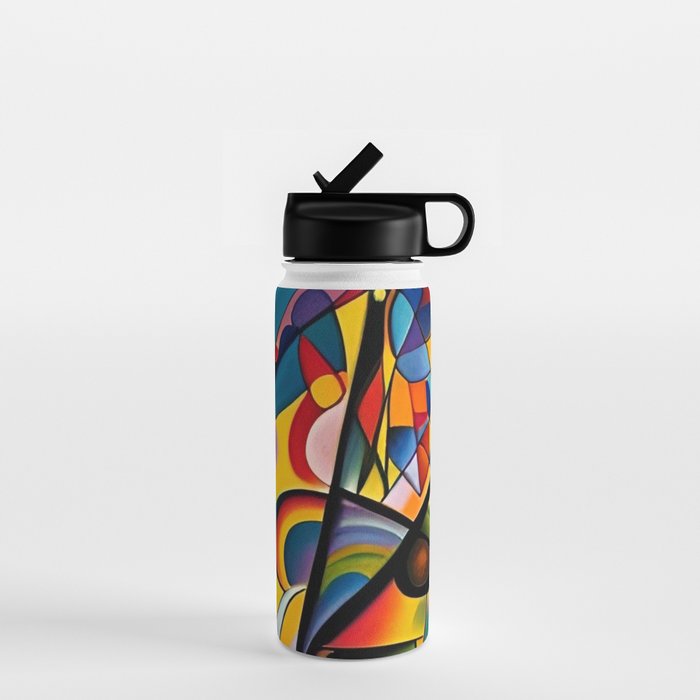 Bright Shape Composition Water Bottle Gallery Image 1