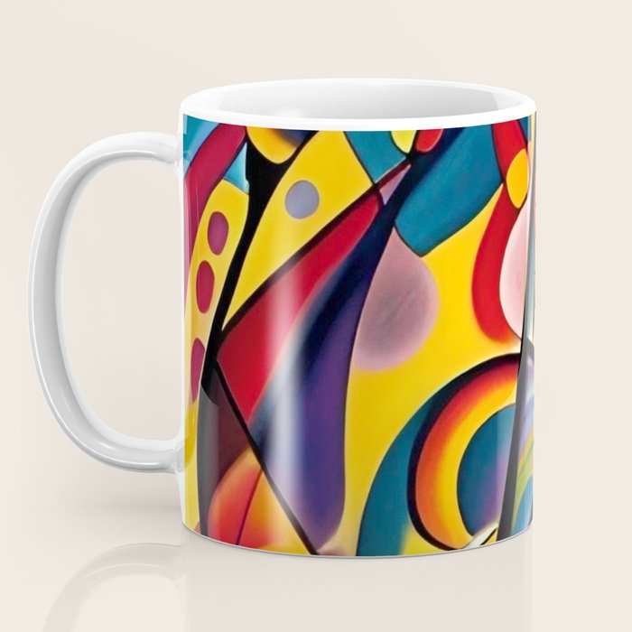 Bright Shape Composition Coffee Mug Gallery Image 3
