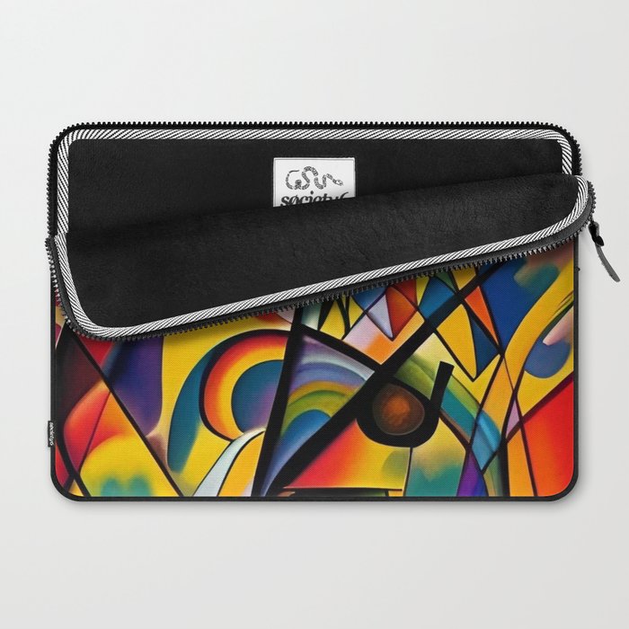 Bright Shape Composition Laptop Sleeve Gallery Image 2