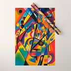 Bright Shape Composition Wrapping Paper Gallery Image 1