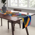 Bright Shape Composition Table Runner Gallery Image 2