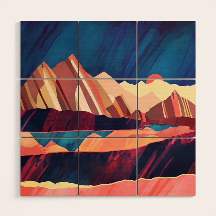 Desert Valley Wood Wall Art Gallery Image 1