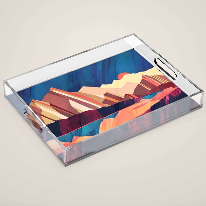 Desert Valley Acrylic Tray Gallery Image 1