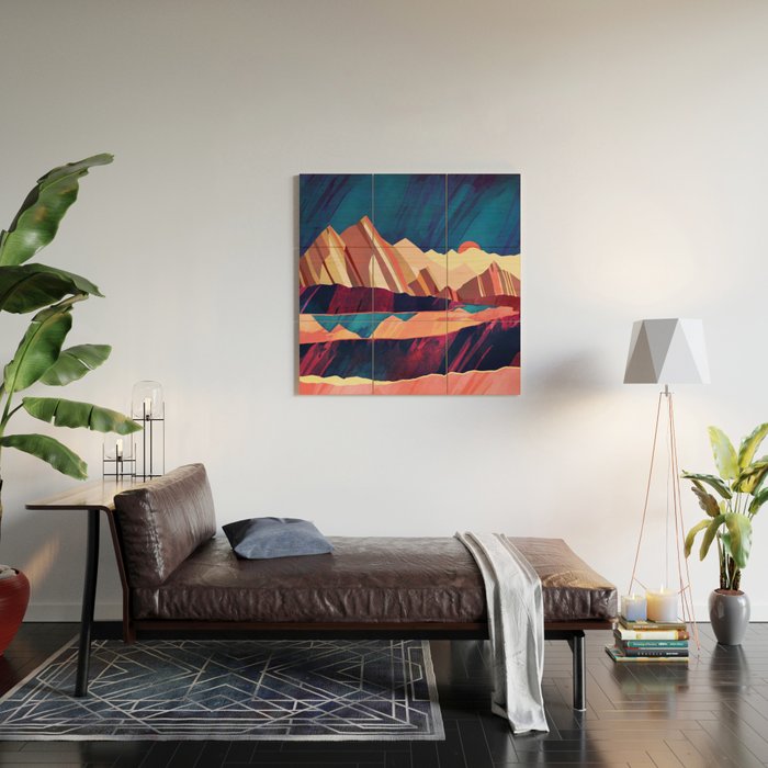 Desert Valley Wood Wall Art Gallery Image 2