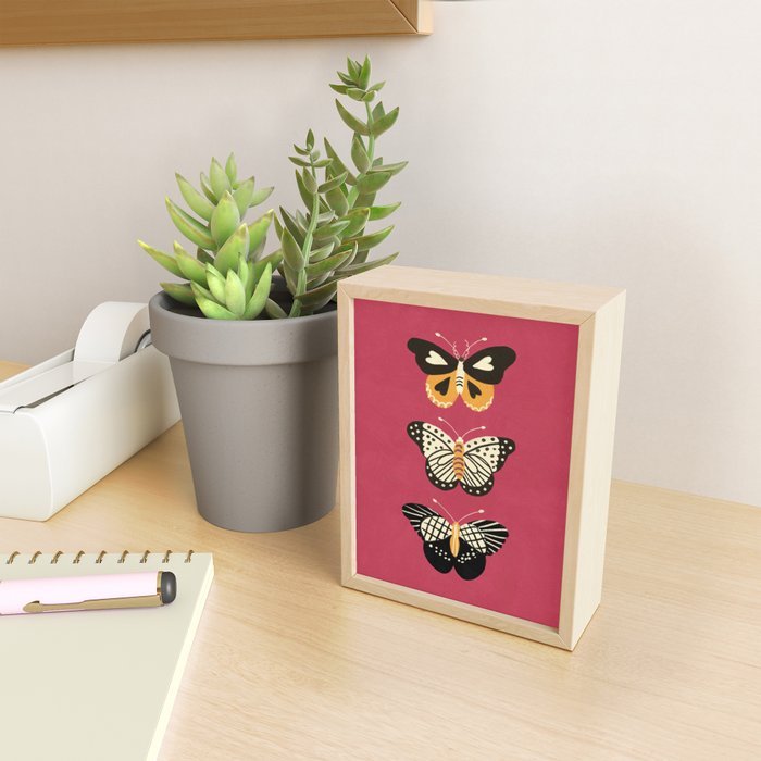 Viva butterflies Mini Art Print Gallery Image 2
