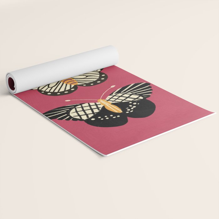 Viva butterflies Yoga Mat Gallery Image 2