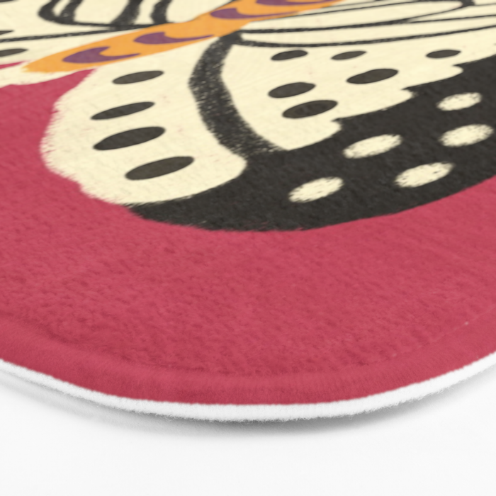Viva butterflies Bath Mat Gallery Image 3