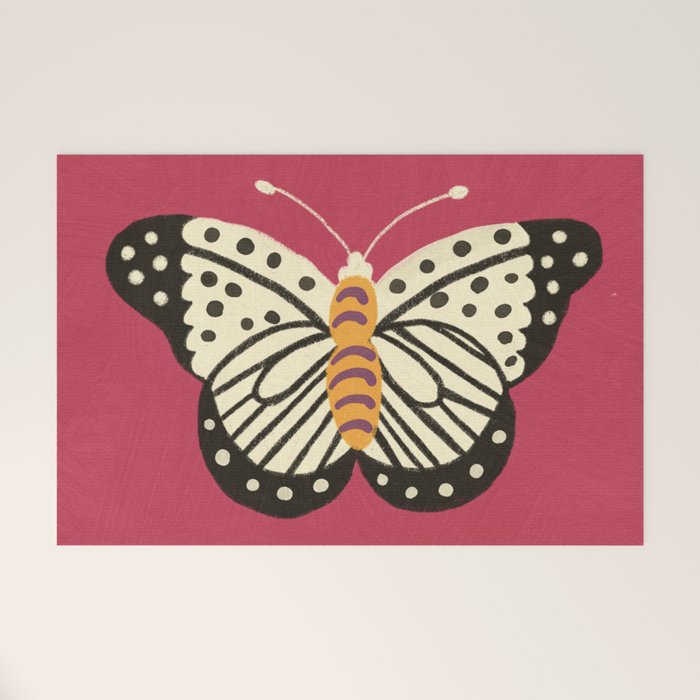 Viva butterflies Welcome Mat Gallery Image 1