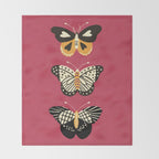 Viva butterflies Throw Blanket Gallery Image 2