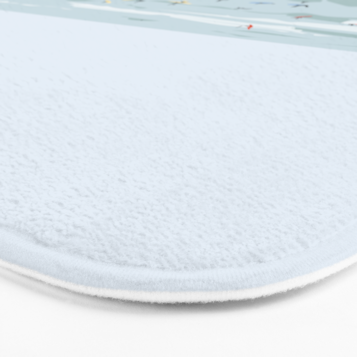 Tiny Surfers in Lima Bath Mat Gallery Image 3