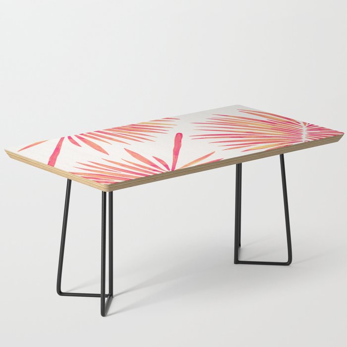 Tropical Fan Palm - Pink Palette Coffee Table Gallery Image 1
