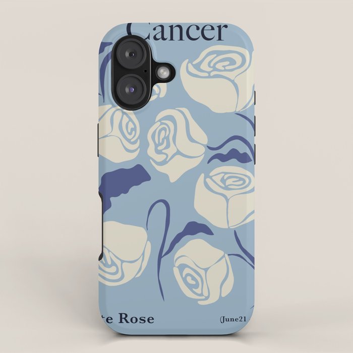 Cancer white rose  iPhone Case Gallery Image 1