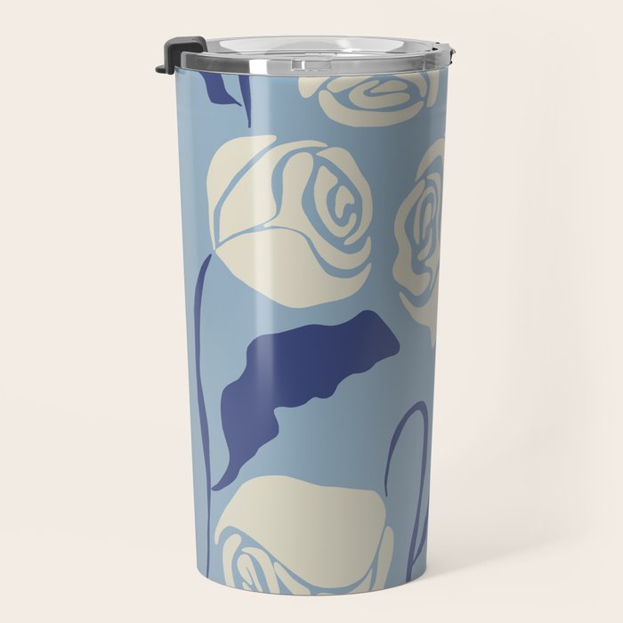 Cancer white rose  Travel Mug Gallery Image 3