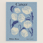Cancer white rose  Jigsaw Puzzle Gallery Image 1