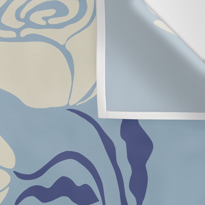 Cancer white rose  Wall Tapestry Gallery Image 3