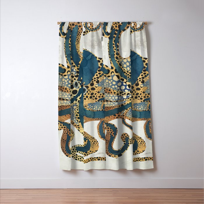 Underwater Dream VI Window Curtain Gallery Image 3