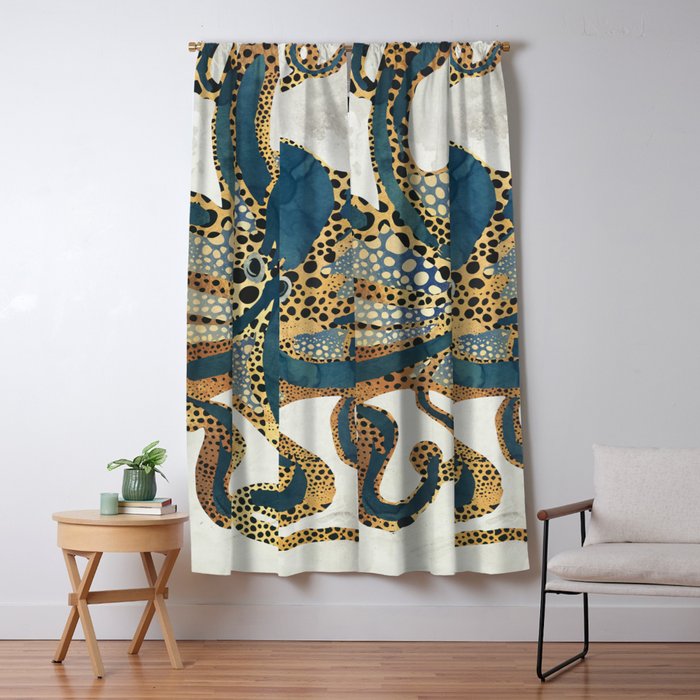 Underwater Dream VI Window Curtain Gallery Image 5