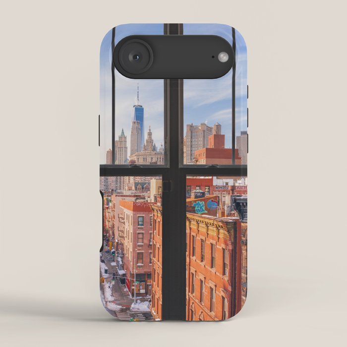 New York City Window | Lower Manhattan iPhone Case Gallery Image 2