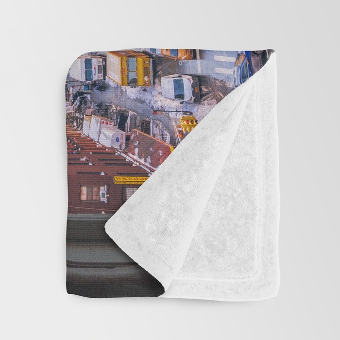 New York City Window | Lower Manhattan Throw Blanket Gallery Image 3