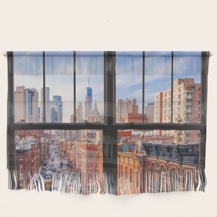 New York City Window | Lower Manhattan Wall Hanging Gallery Image 1