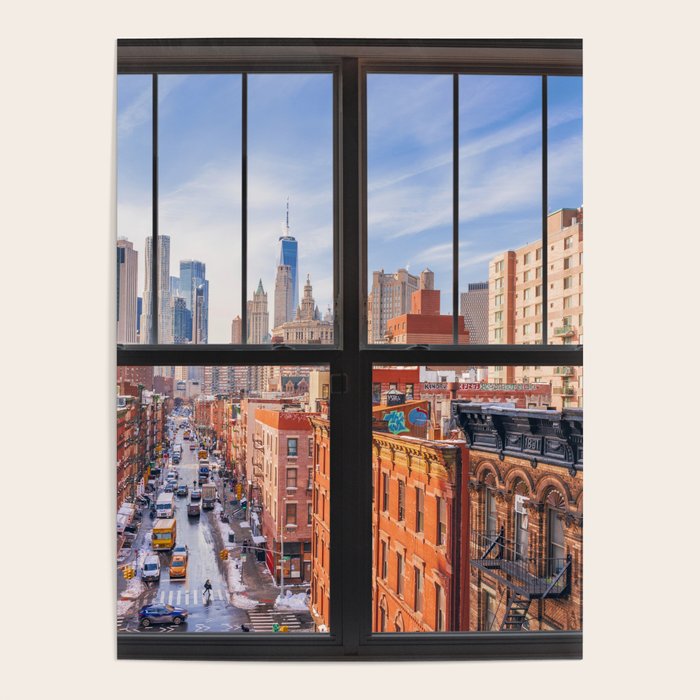 New York City Window | Lower Manhattan Poster Gallery Image 4