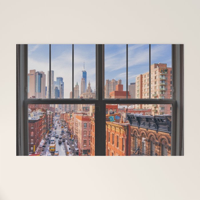 New York City Window | Lower Manhattan Welcome Mat Gallery Image 1
