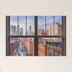 New York City Window | Lower Manhattan Welcome Mat Gallery Image 1