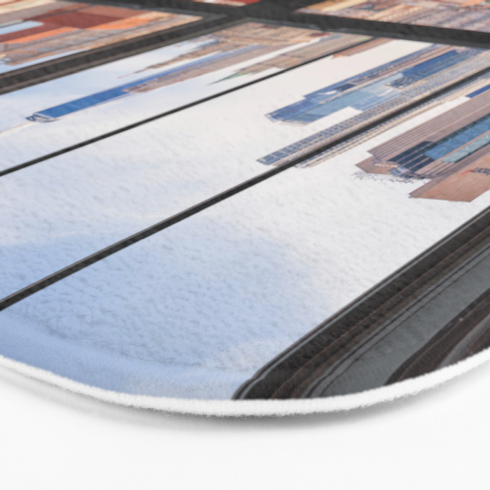 New York City Window | Lower Manhattan Bath Mat Gallery Image 3