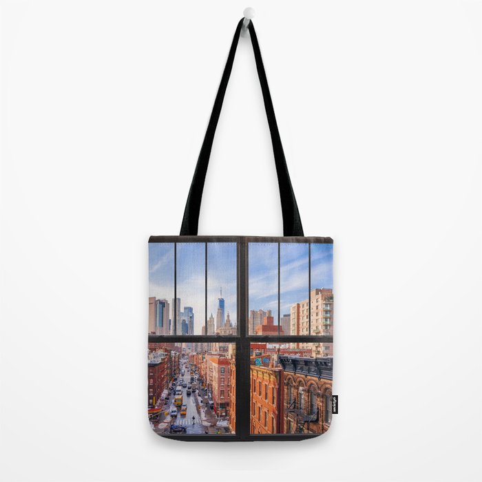 New York City Window | Lower Manhattan Tote Bag Gallery Image 2