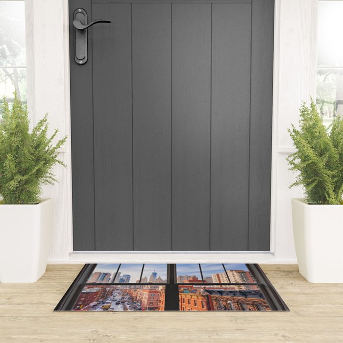 New York City Window | Lower Manhattan Welcome Mat Gallery Image 3