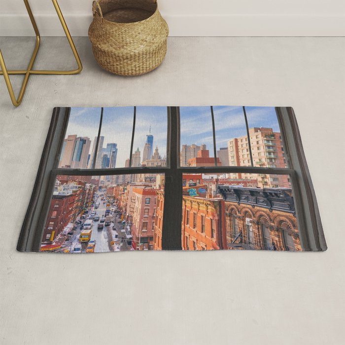 New York City Window | Lower Manhattan Rug Gallery Image 1