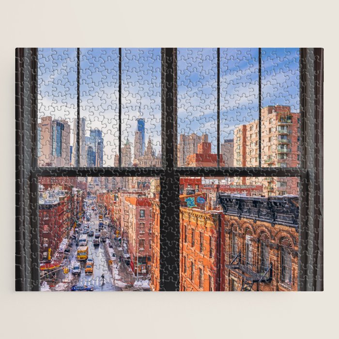 New York City Window | Lower Manhattan Jigsaw Puzzle Gallery Image 1