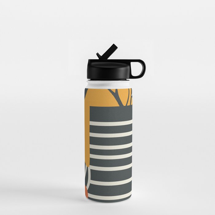 Teapot Garden 4 Water Bottle Gallery Image 1