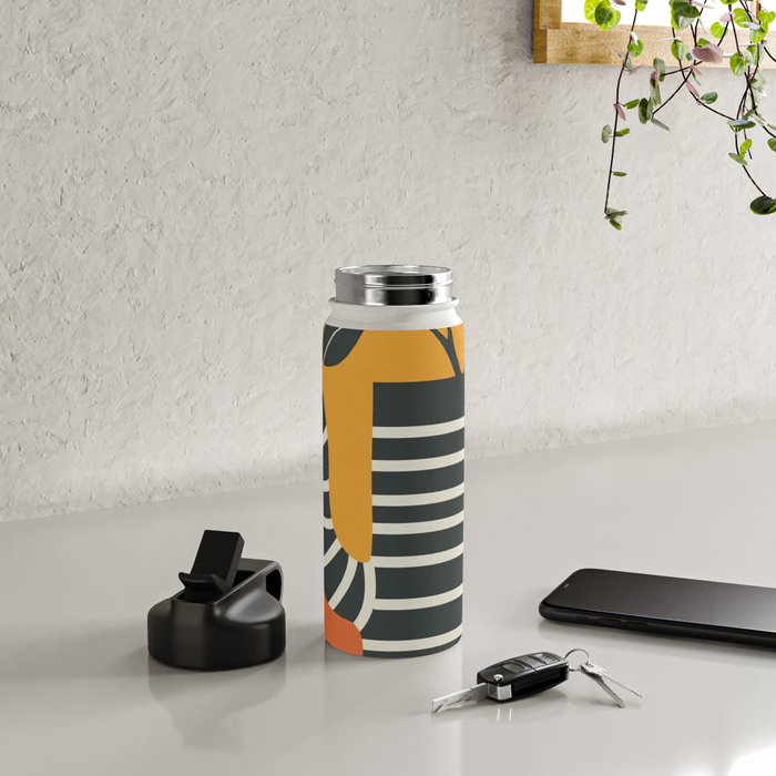Teapot Garden 4 Water Bottle Gallery Image 4