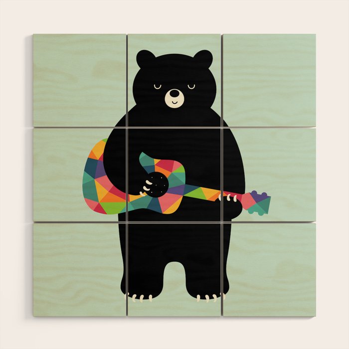 Happy Song Wood Wall Art Gallery Image 1