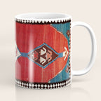 Bijar Antique Kurdish Persian Kilim Print Coffee Mug Gallery Image 1