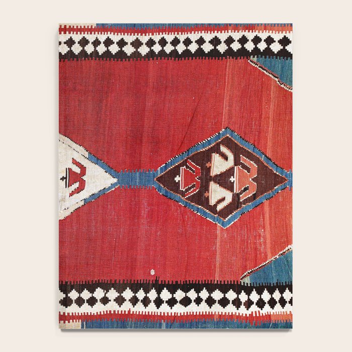 Bijar Antique Kurdish Persian Kilim Print Notebook Gallery Image 4